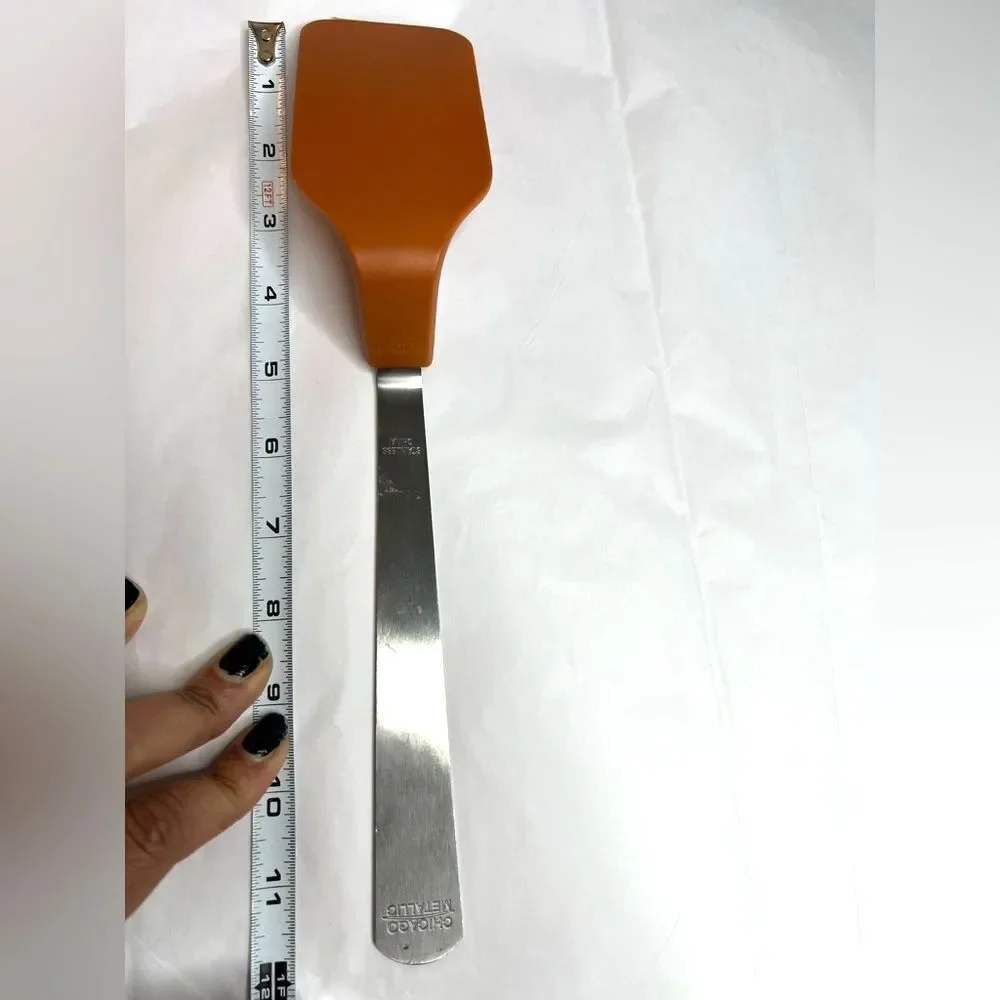 Classic Vintage Pancake Flipper Stainless Steel Heat Resistant 400F Nonstick